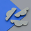 Thumbnail: Magnetic Cloud brooch - Bluemoon