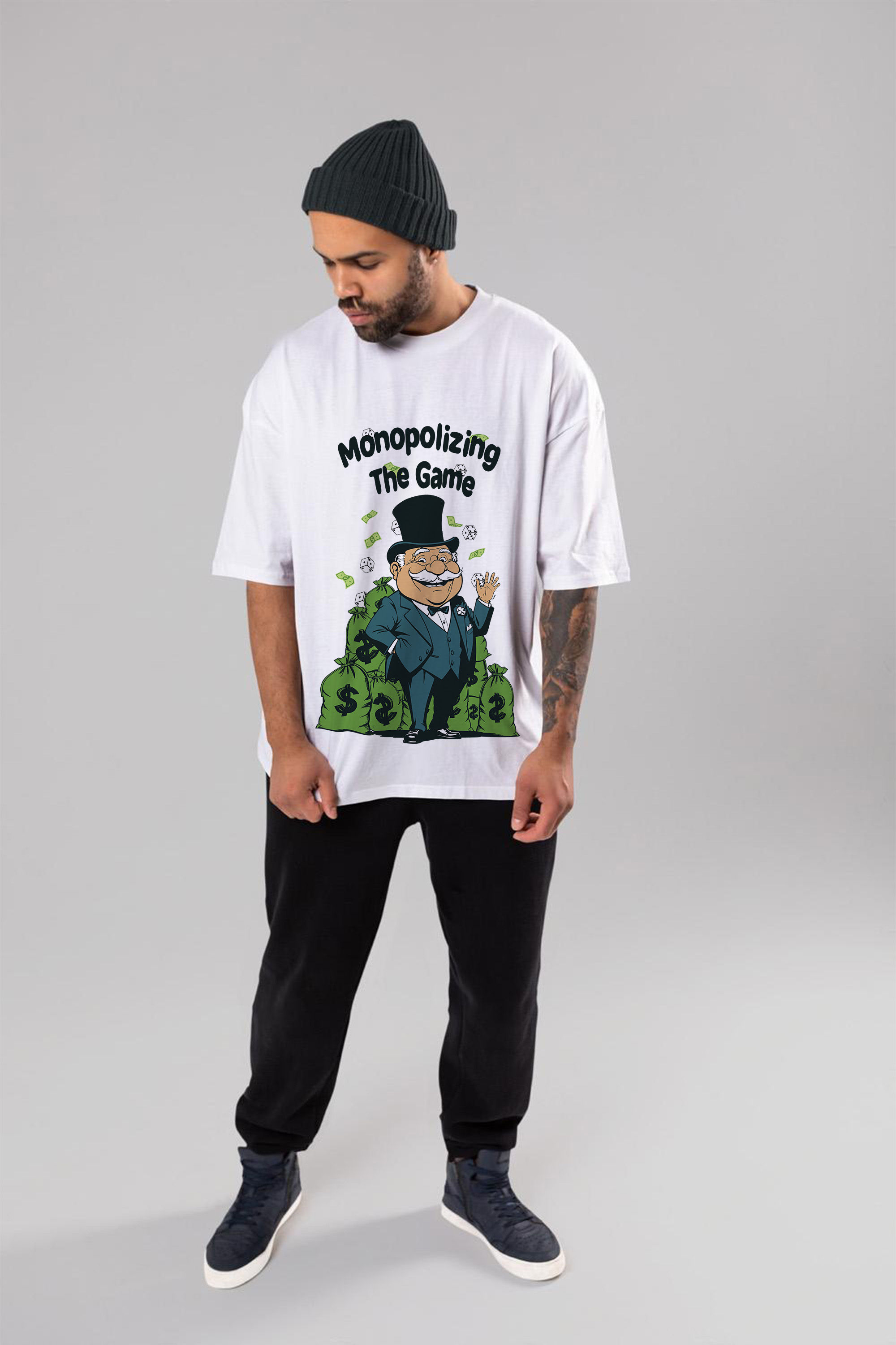 Monopoly Grandpa Oversized Tee