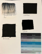 Color and Fabric Board