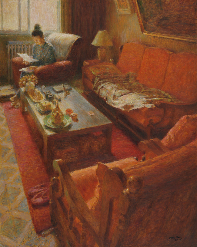 After lunch break 午休之后 100x80 2015