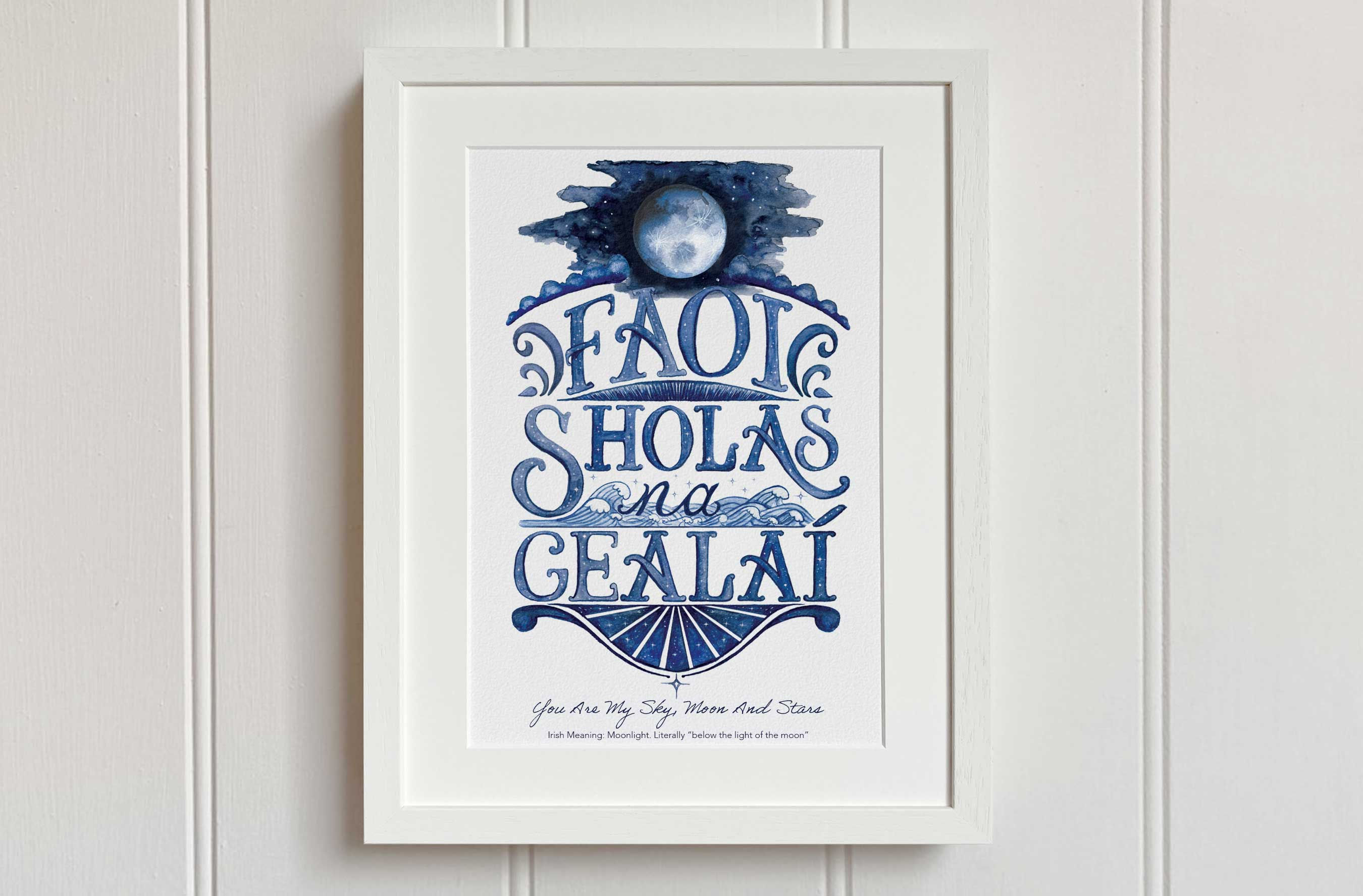 Moonlight, in Irish Print
