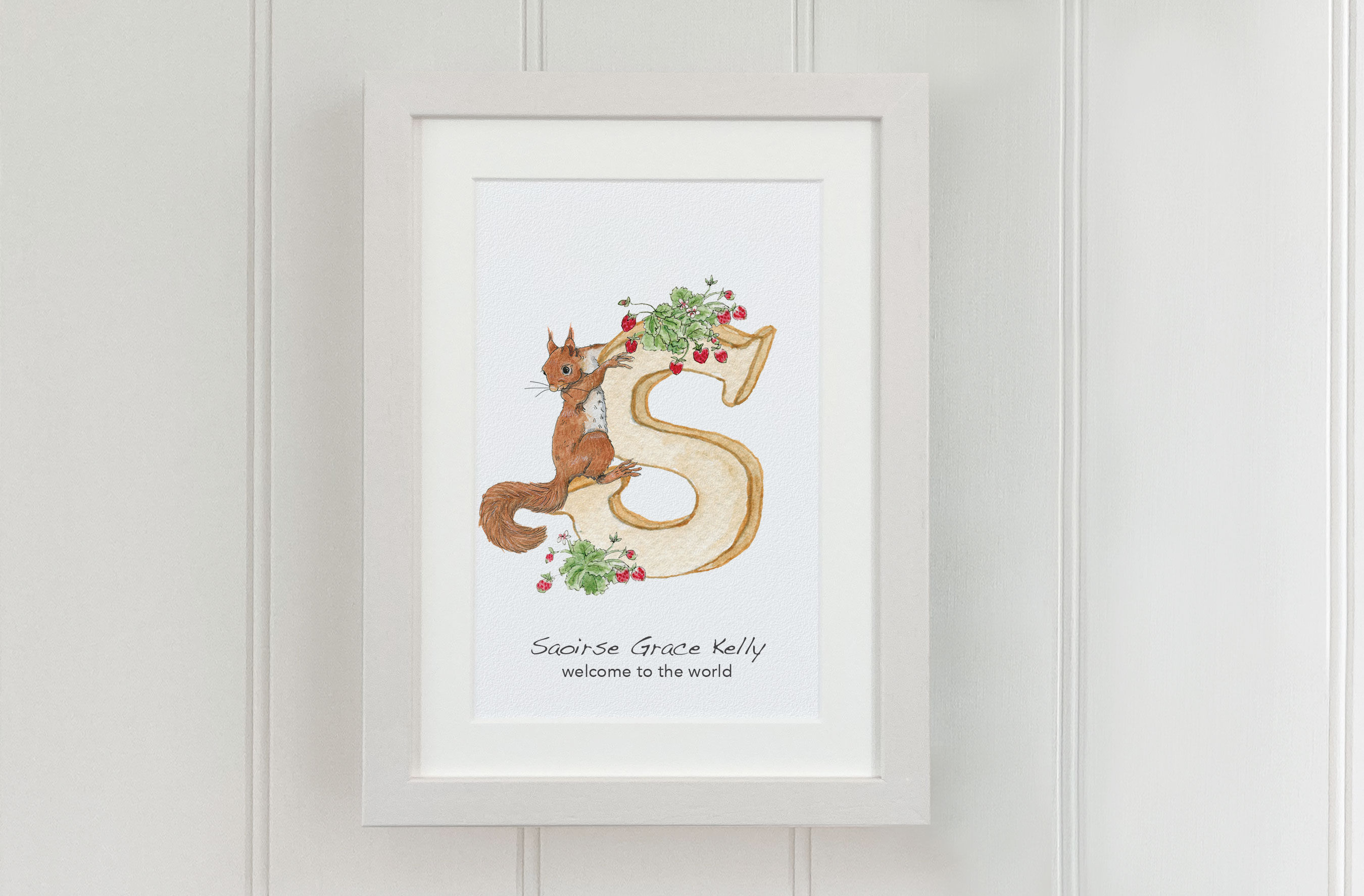 Natural Ireland Alphabet Letter (Natural Mix)