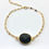 Miniature : Bracelet Gemme - Onyx - Ovale