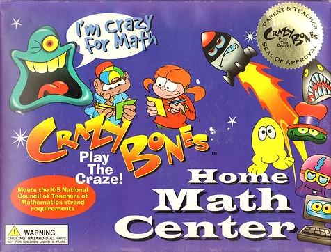 Crazy Bones Educational Math Workbook