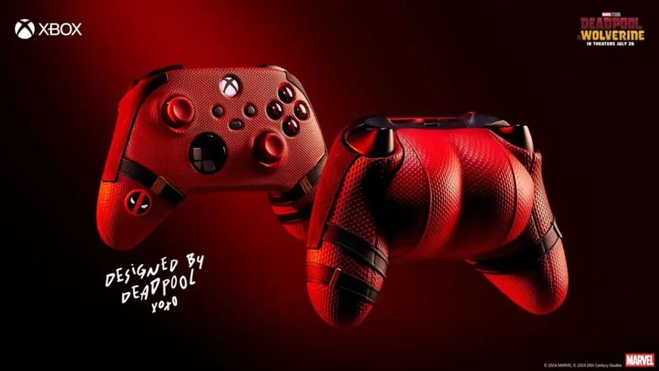 Capa de Controle de XBox Deadpool