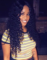 This Beauté is wearing our water wave co