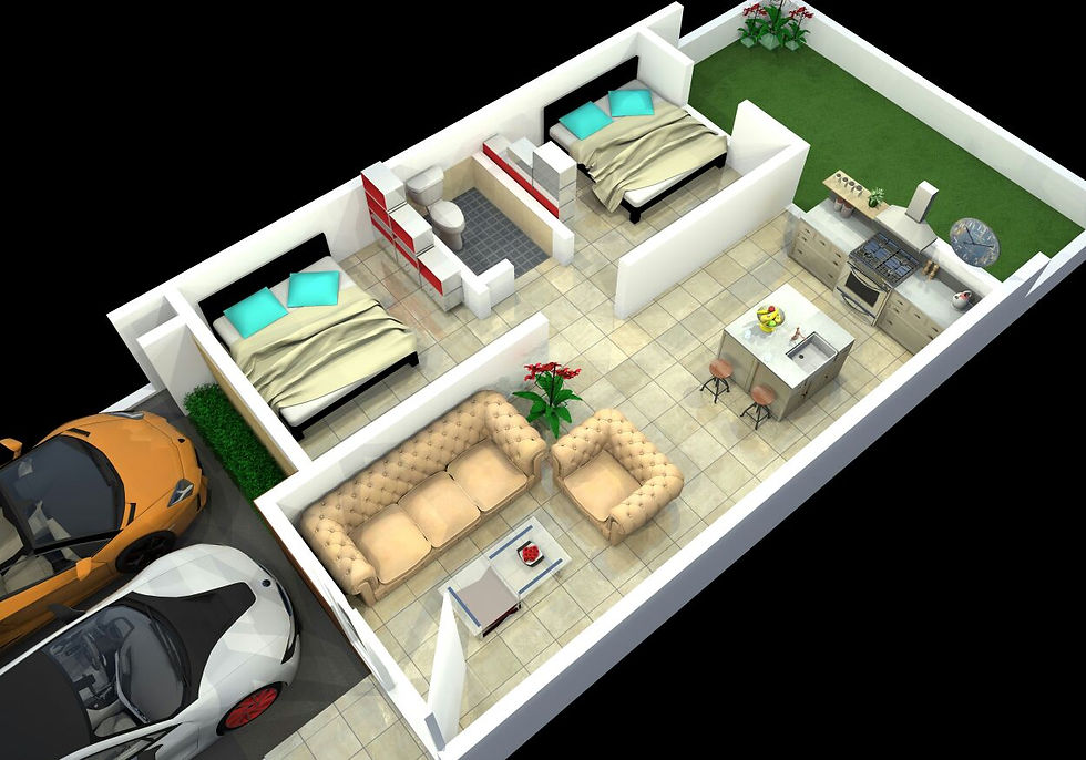 Denah Rumah Type 45