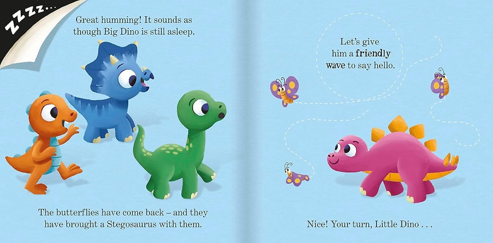 Miniaturbild: There’s a Dinosaur in Your Book by Tom Fletcher