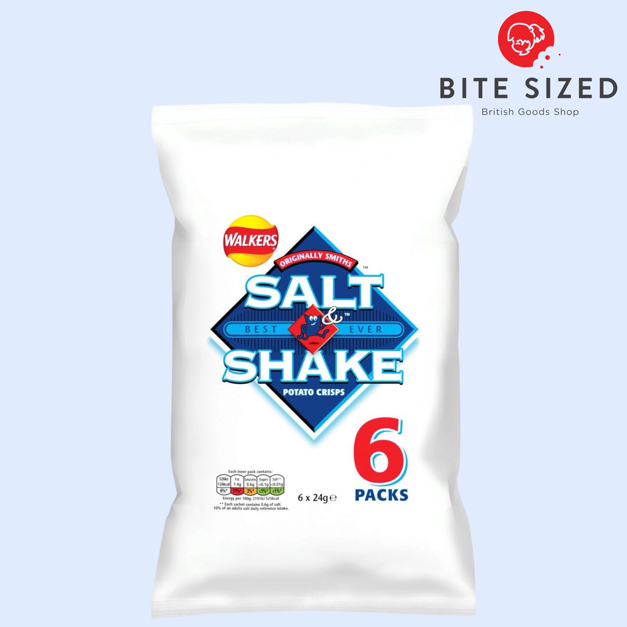 Walkers Salt & Shake 6 pack
