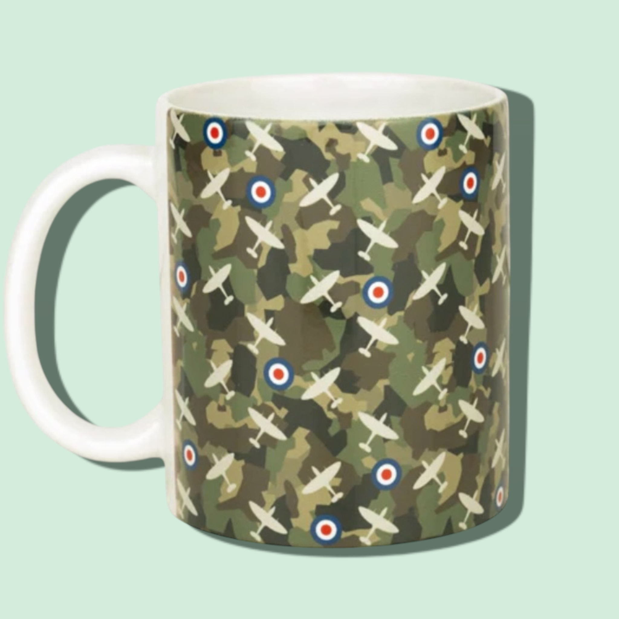 Spitfire Camouflage Mug