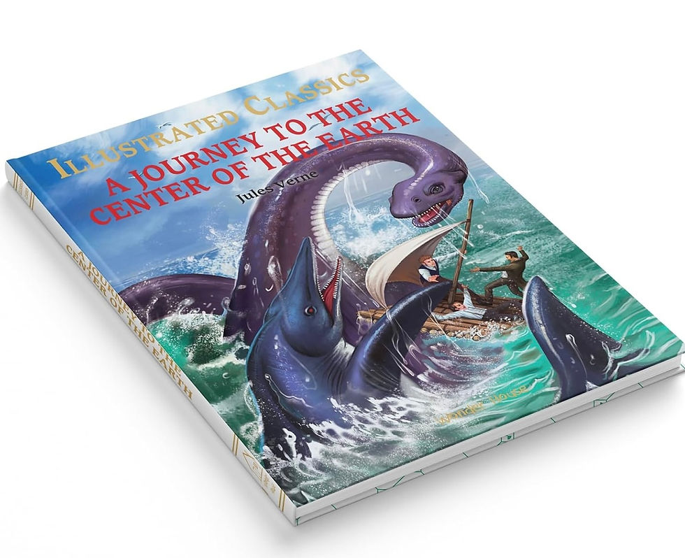 Miniaturbild: Illustrated Classics - A Journey to the Centre of the Earth