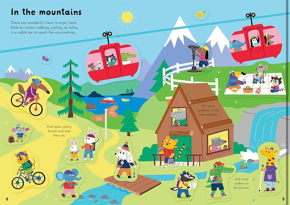Miniature : Usborne Little First Stickers - Holiday