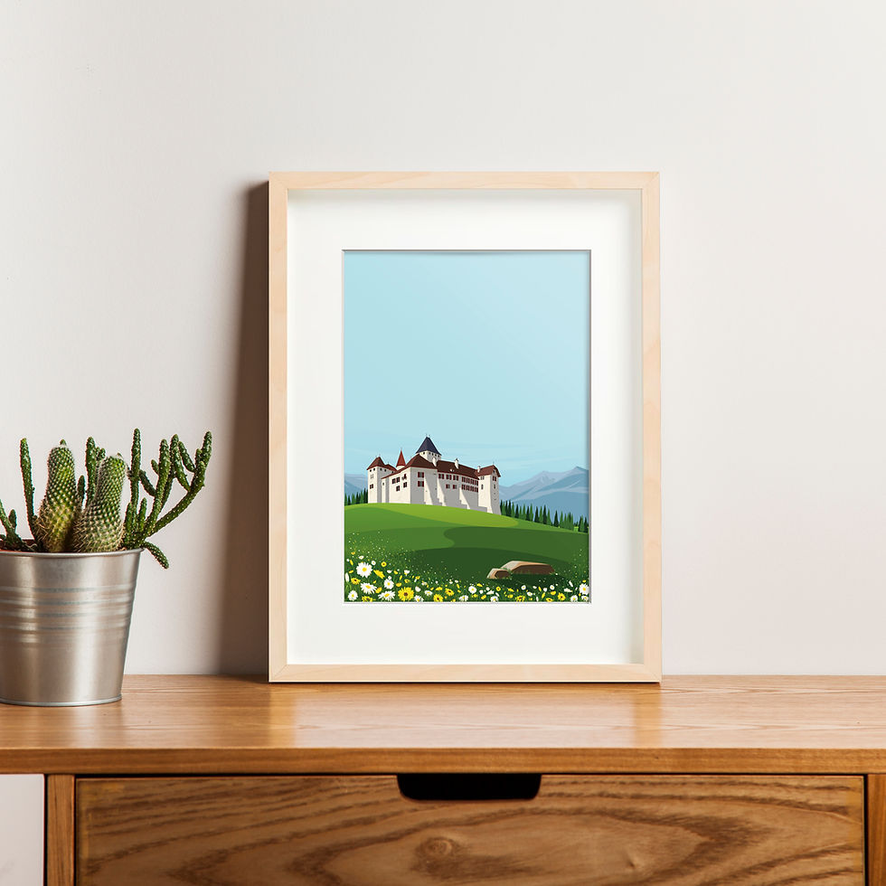 Miniature : Blonay Château Wall Art
