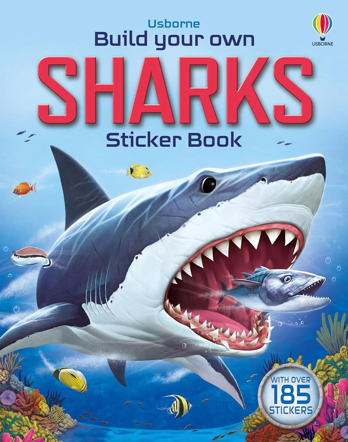 Usborne Build Your Own Sharks Sticker Book
