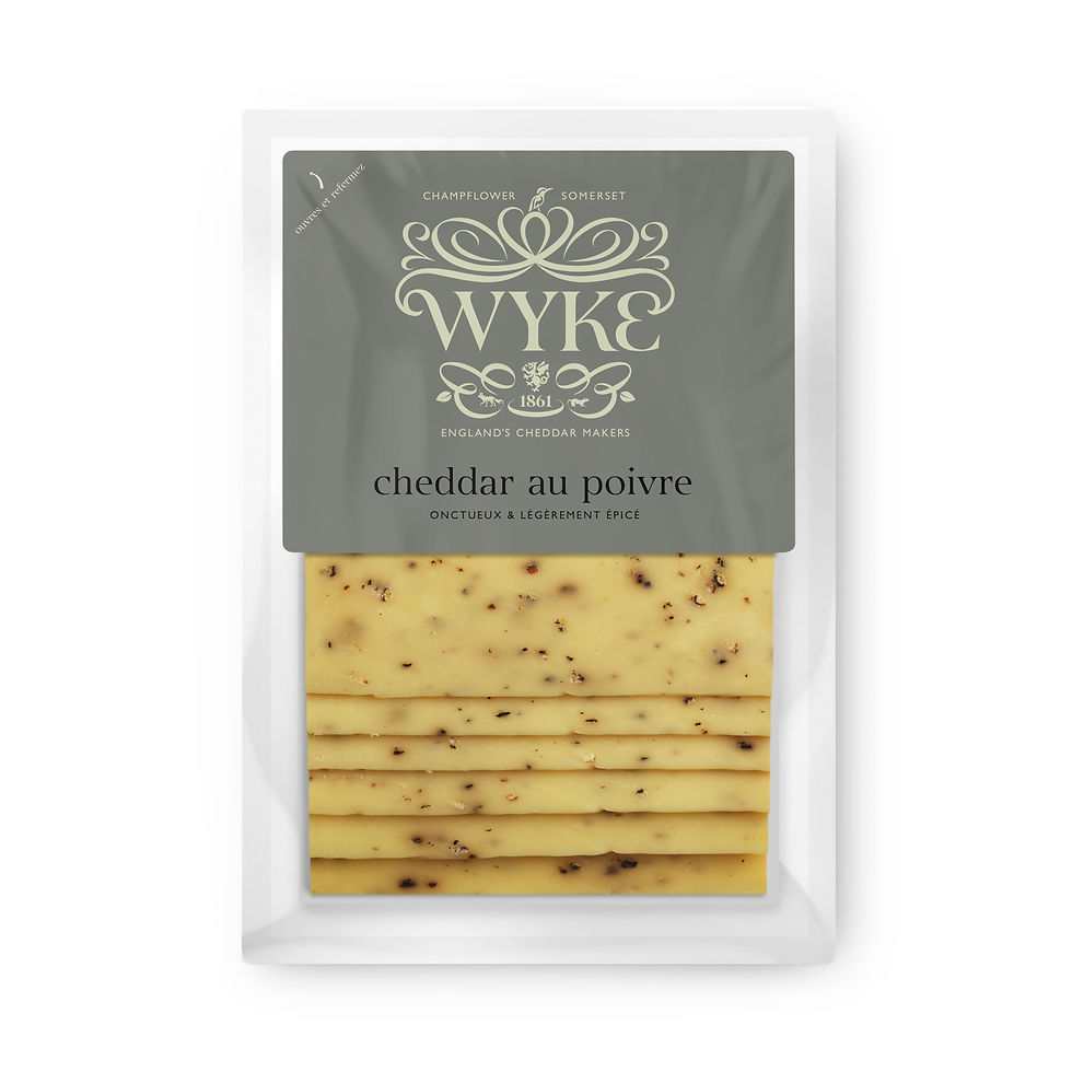 Wyke - Sliced Cheddar with Black Pepper