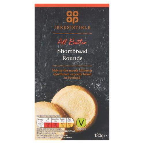 Co op Irresistible All Butter Shortbread Rounds