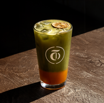 "Peachy Keen," a beverage by Trilogy Coffee Roasting Co.