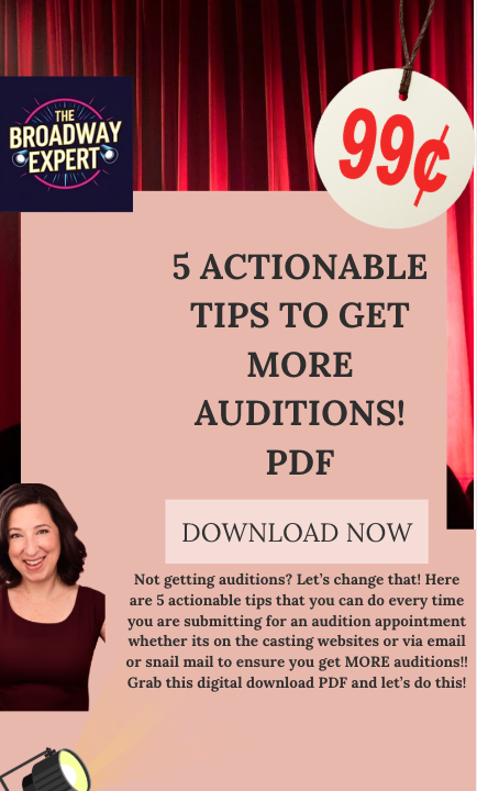 5 Actionable TIPS To Get MORE Auditions!
