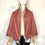Miniature : Manteau châle pure Cachemire Marine&rouge