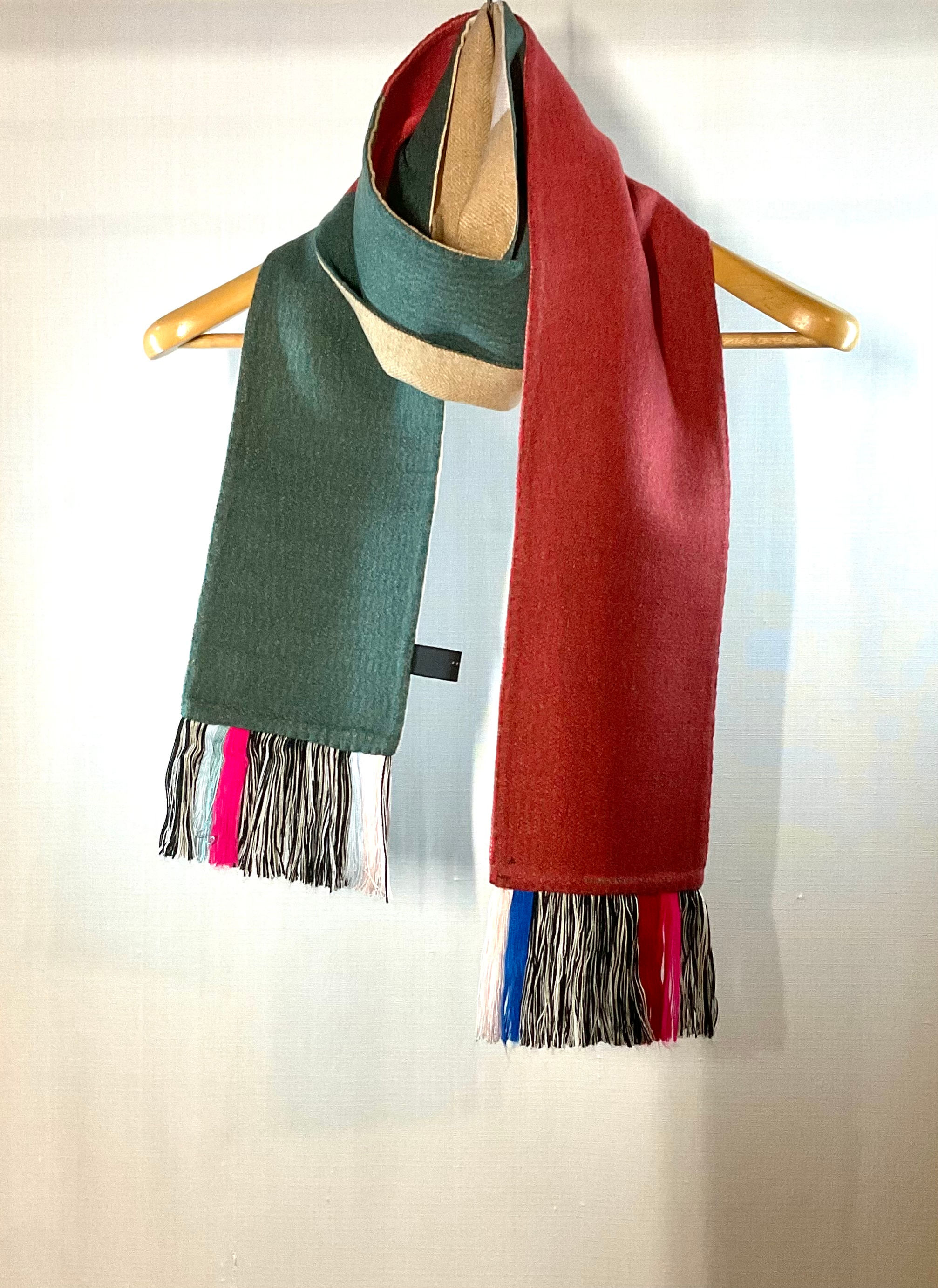 multicolore cashmere long scarf/ 02