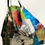 Thumbnail: Technical printed lamé tote bag T. Medium