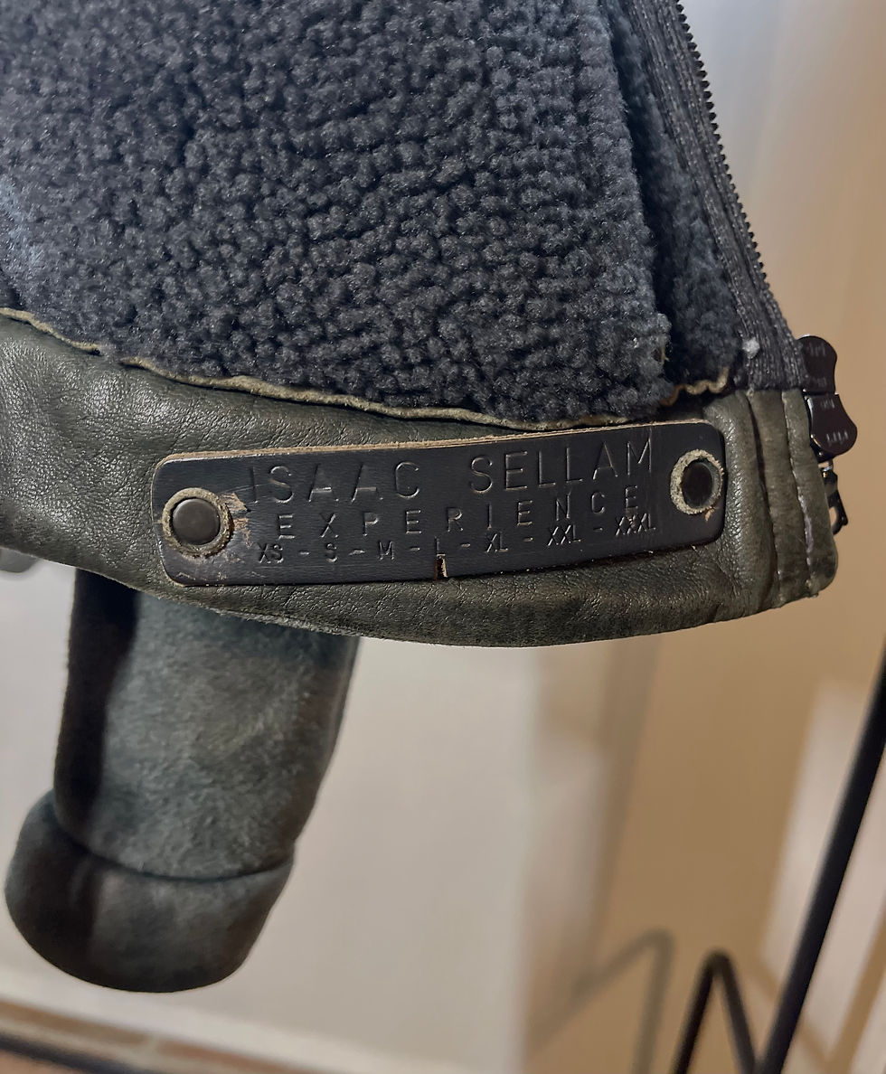 Thumbnail: Vintage men’s jacket ISAAC SELLAM
