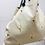 Thumbnail: Embroidered ivory jacquard/leather tote bag