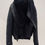 Thumbnail: Scarf XL black pure cashmere/leather