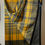 Thumbnail: Pure cashmere plaid blanket yellow checks