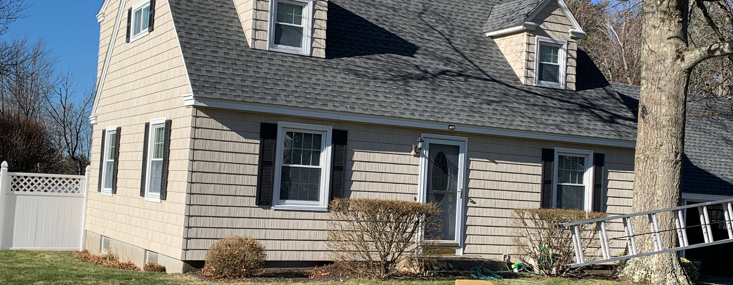 GAF Pewter Gray asphalt shingle roof replacement Salem NH roofing contractor in Manchester NH