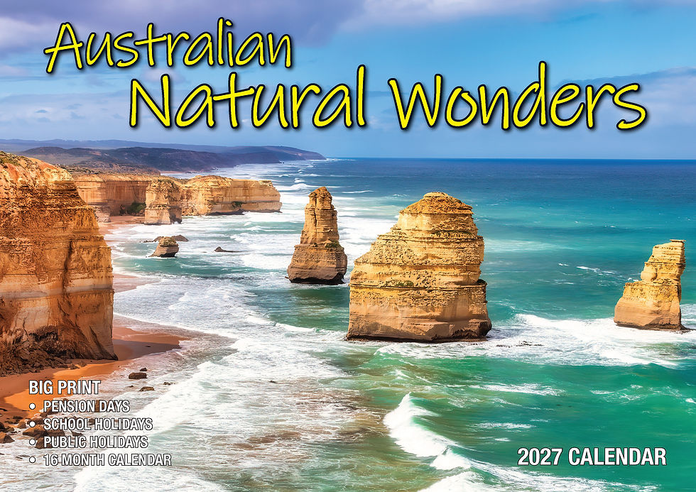 Calendar 2027 Big Print Australian Natural Wonders - BP720 - image 1
