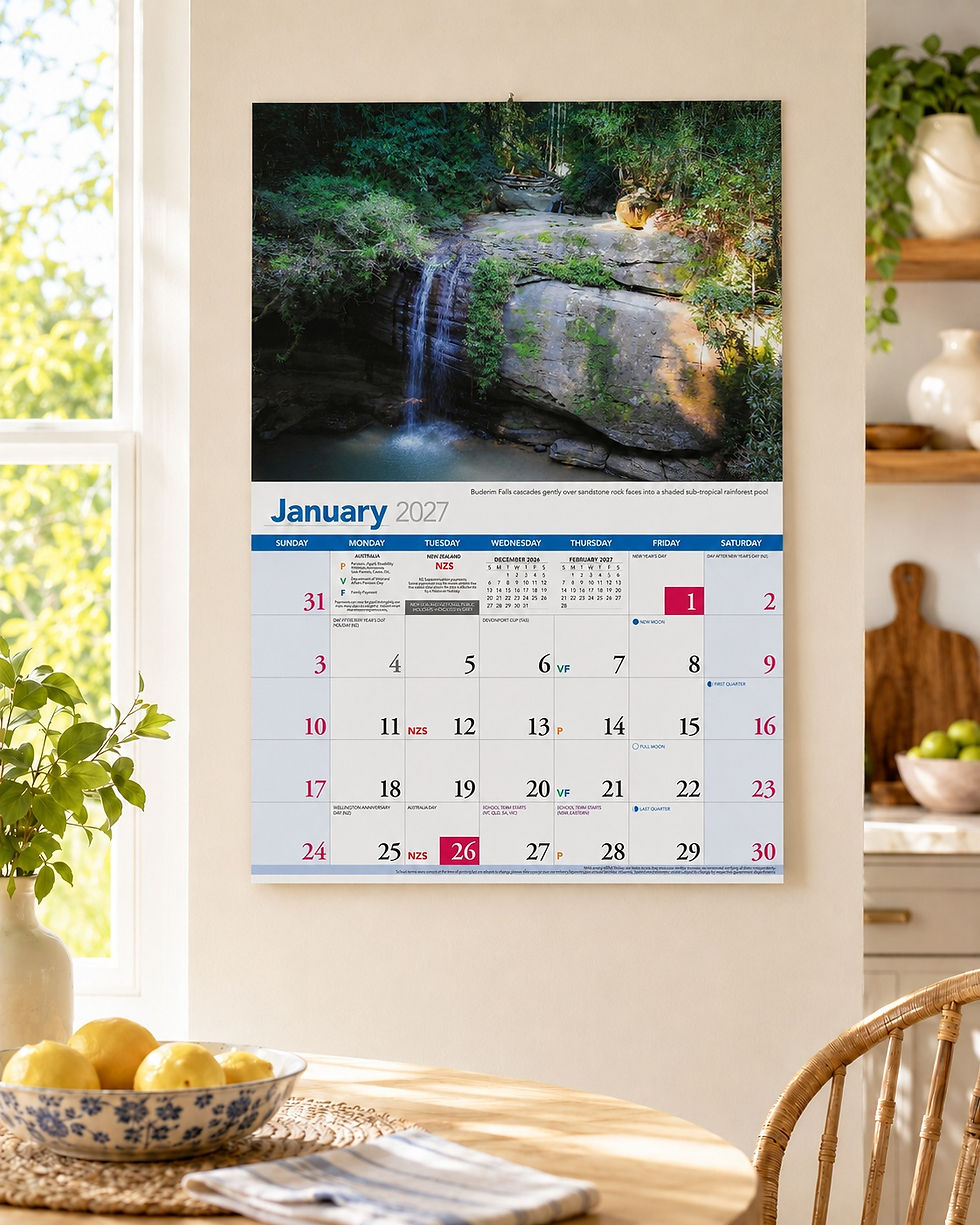 Thumbnail: Calendar 2027 335x242mm The Sunshine Coast - CA733 - image 4