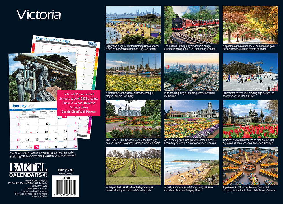 Calendar 2027 335x242mm Victoria - CA740 - image 2