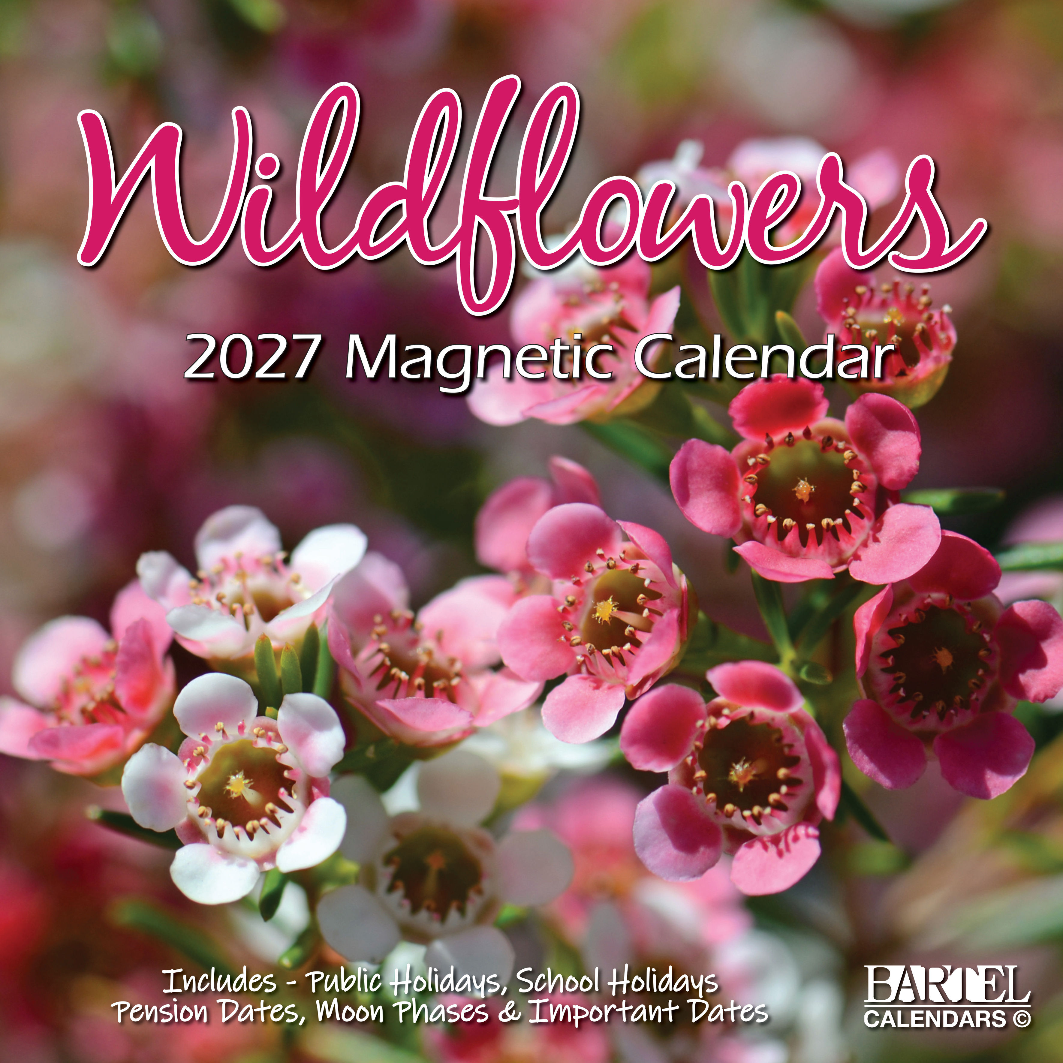 Calendar 2027 Magnetic 300x300mm Wildflowers - MC701 - image 1
