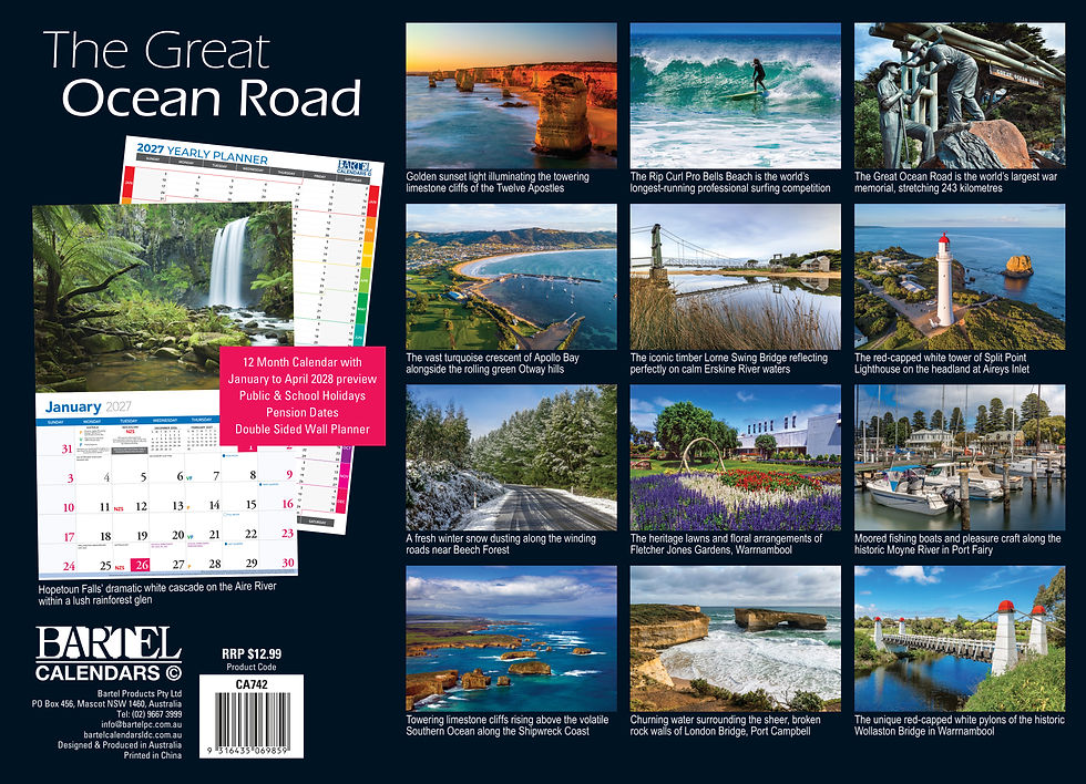 Calendar 2027 335x242mm The Great Ocean Road - CA742 - image 2
