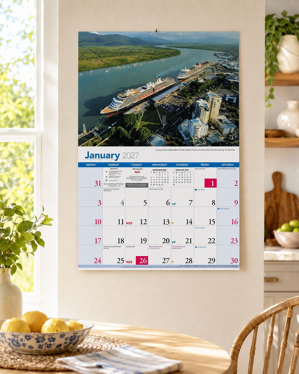 Thumbnail: Calendar 2027 335x242mm Cairns & Port Douglas - CA737 - image 4