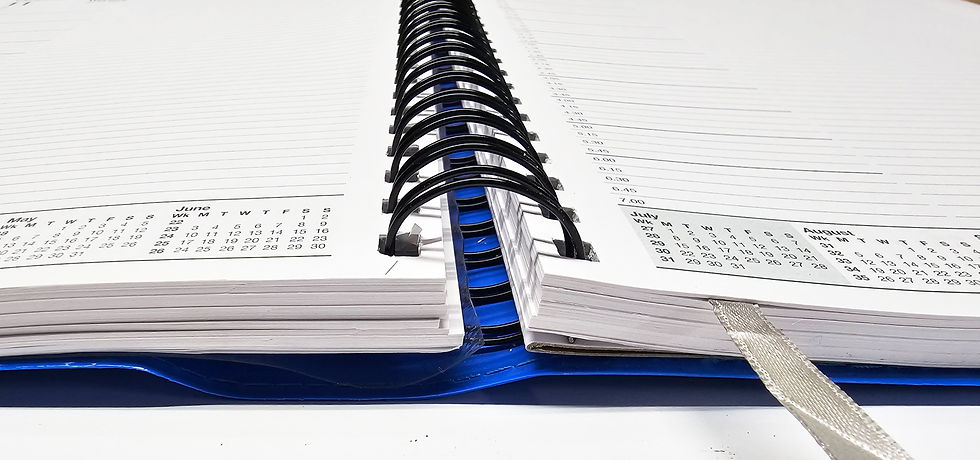 Thumbnail: The Last Diary Company Ainsley Wiro Diary A5 Week to View (AA57), product image 10