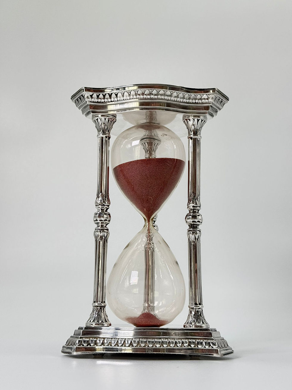 Miniaturbild: Pedro Durán – Figur – Sanduhr aus Silber – 916er Silber