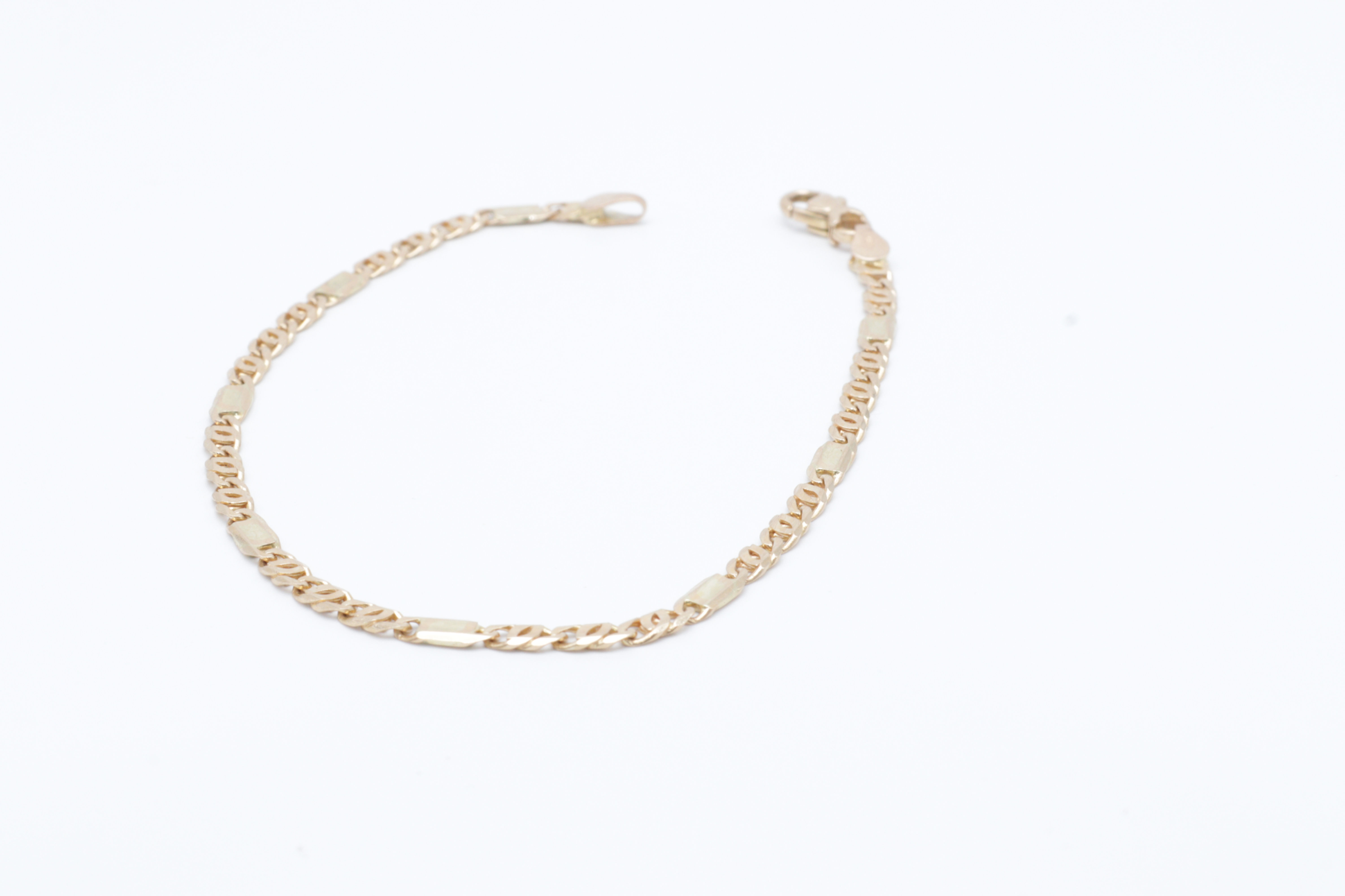 14 Karat Goldarmband Figaro