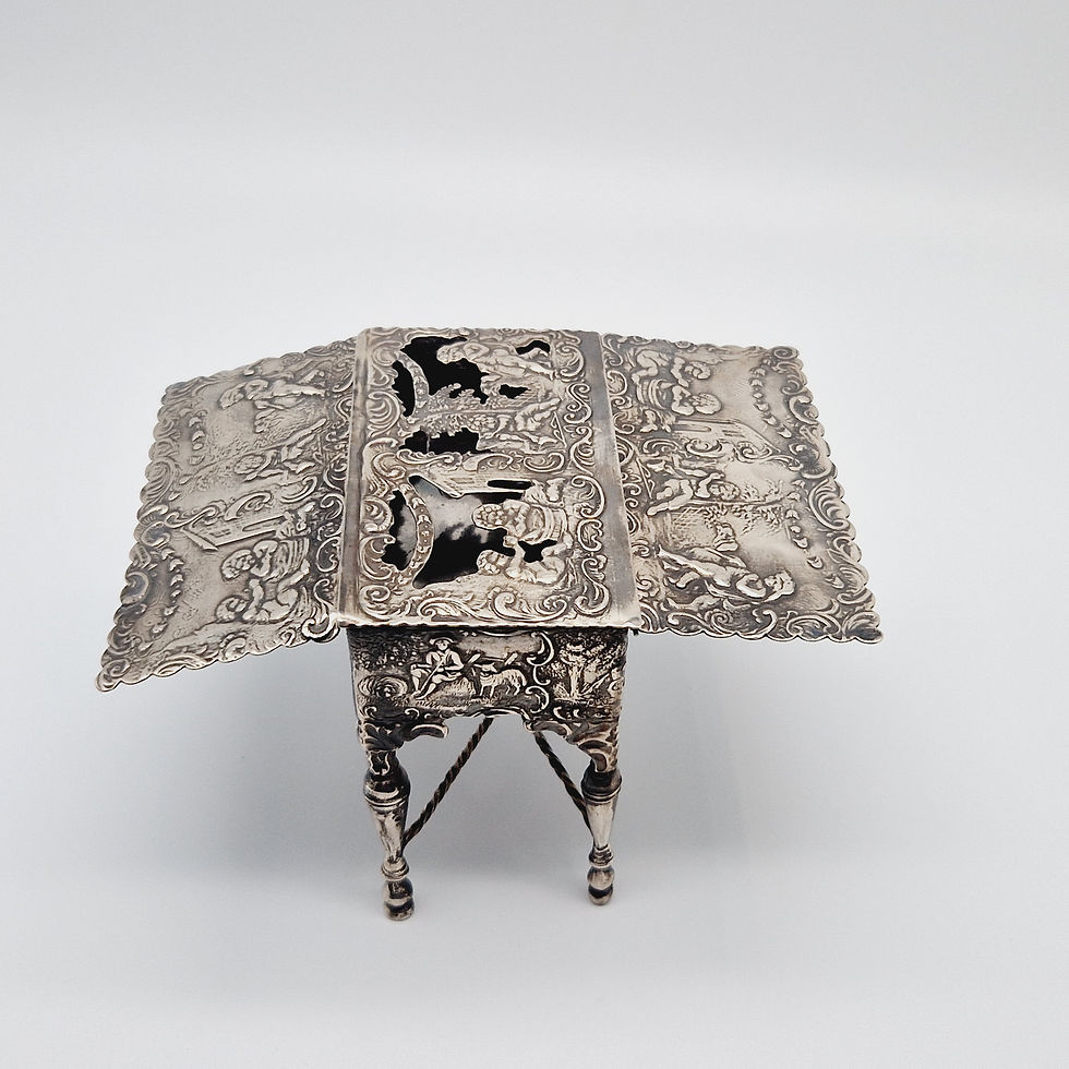 Thumbnail: Dose Silber Holland, Tabakdose, Pillendose, Antiksilber, Vitrineobjekt 