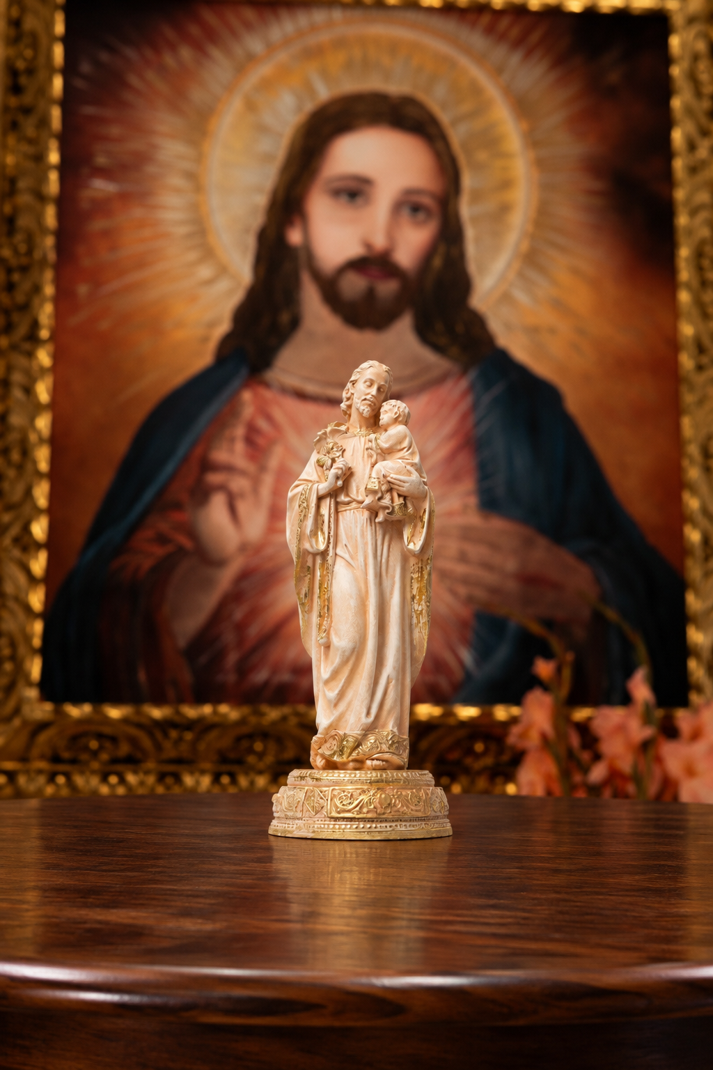 San José con el Niño Jesús