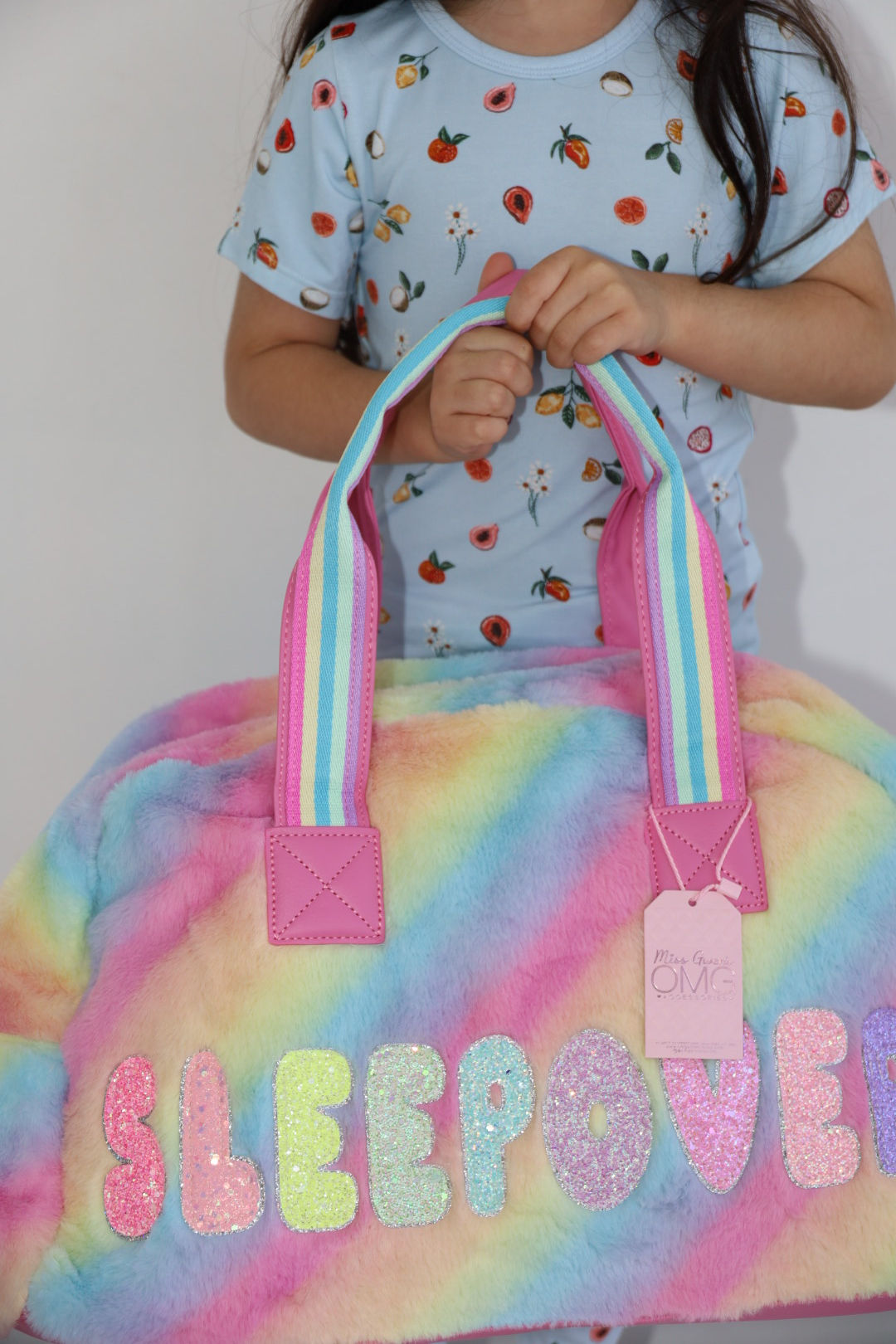  'Sleepover' Ombre Plush Large Duffle Bag