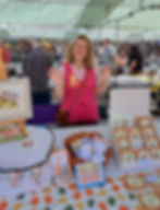 A small selection of my Autumn products at Belper Book Festival