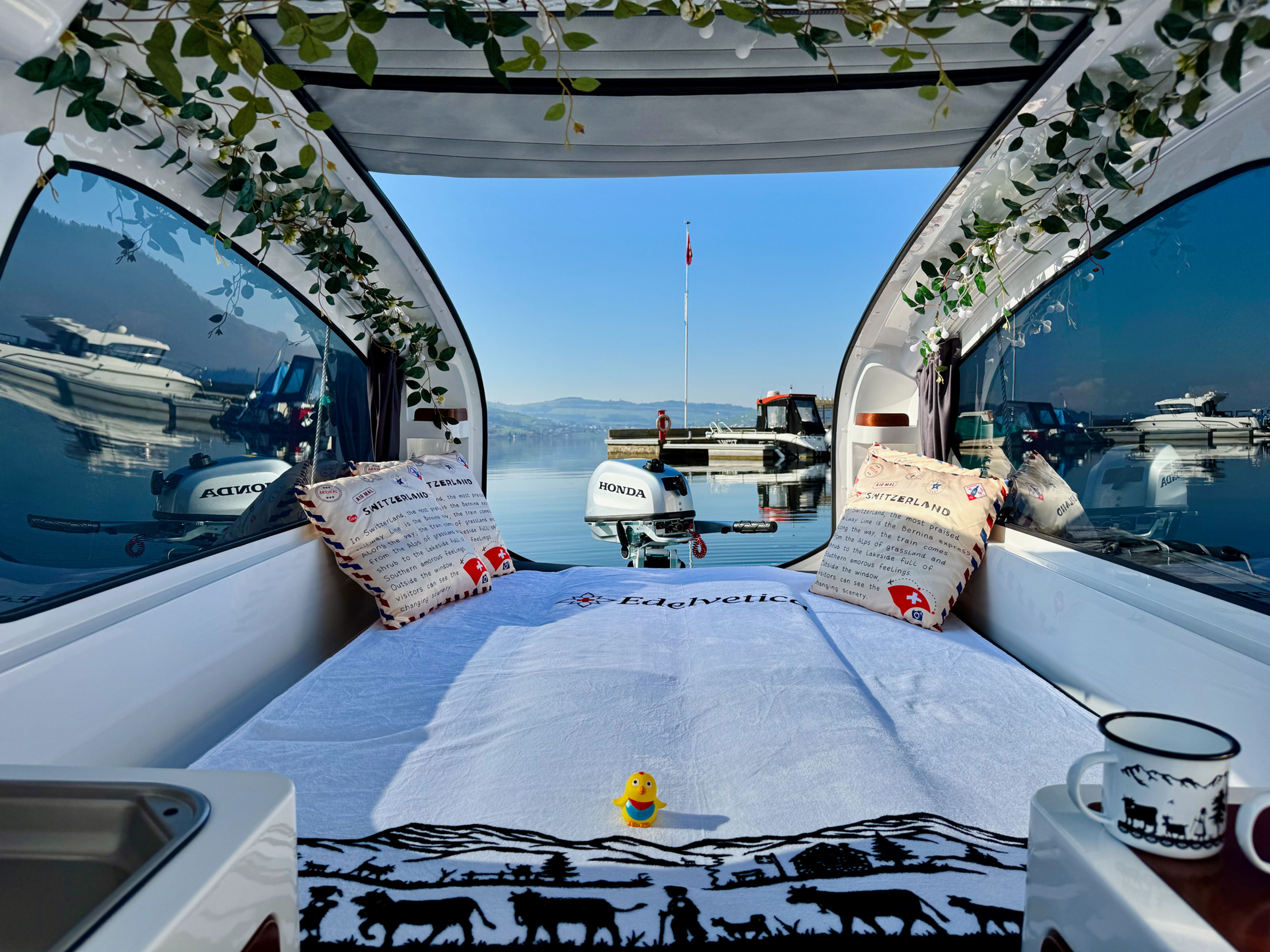 Give the gift of an experience🌙 Stary night on lake Zug ✨