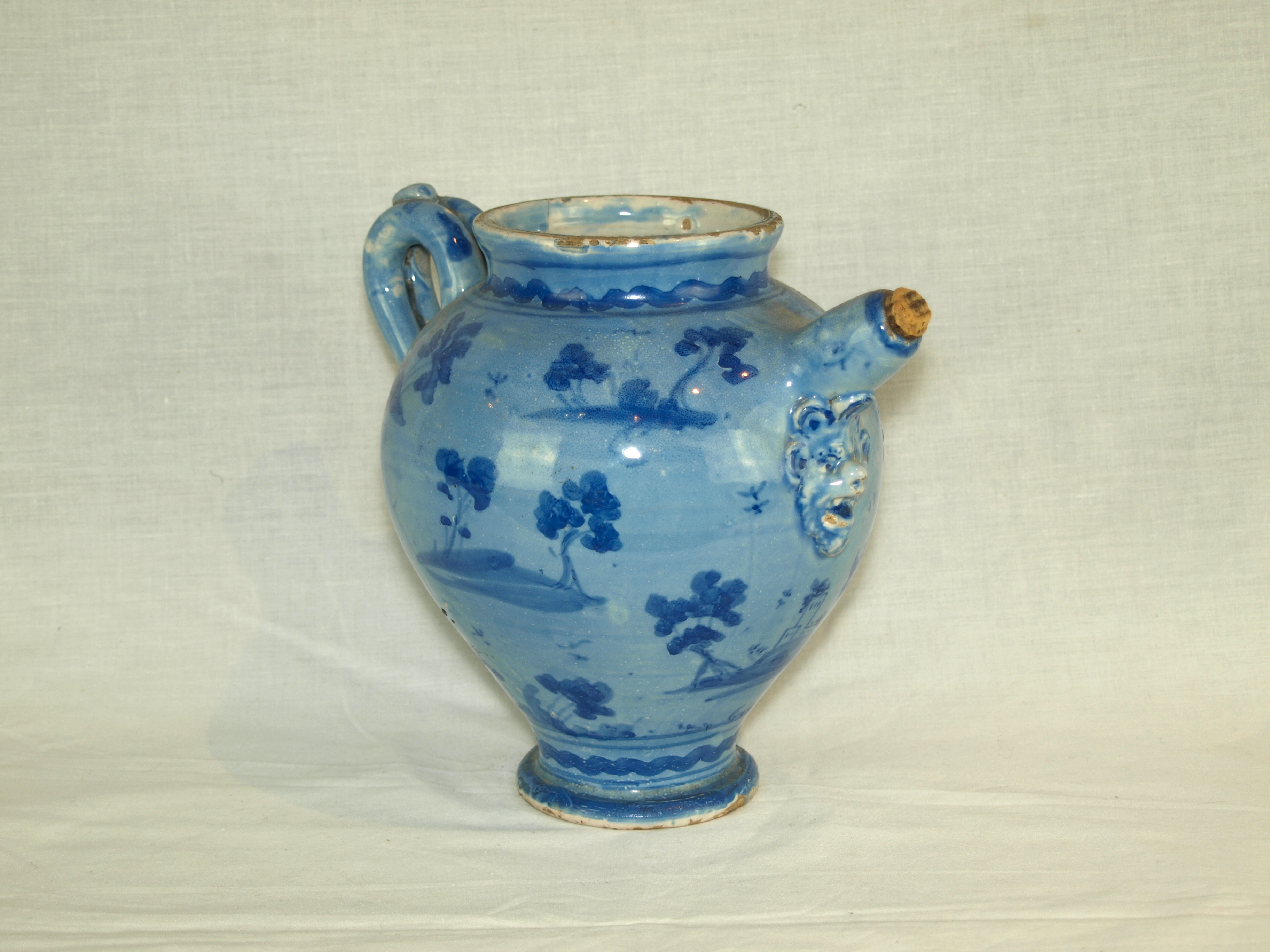 MAJOLICA WET DRUG JAR