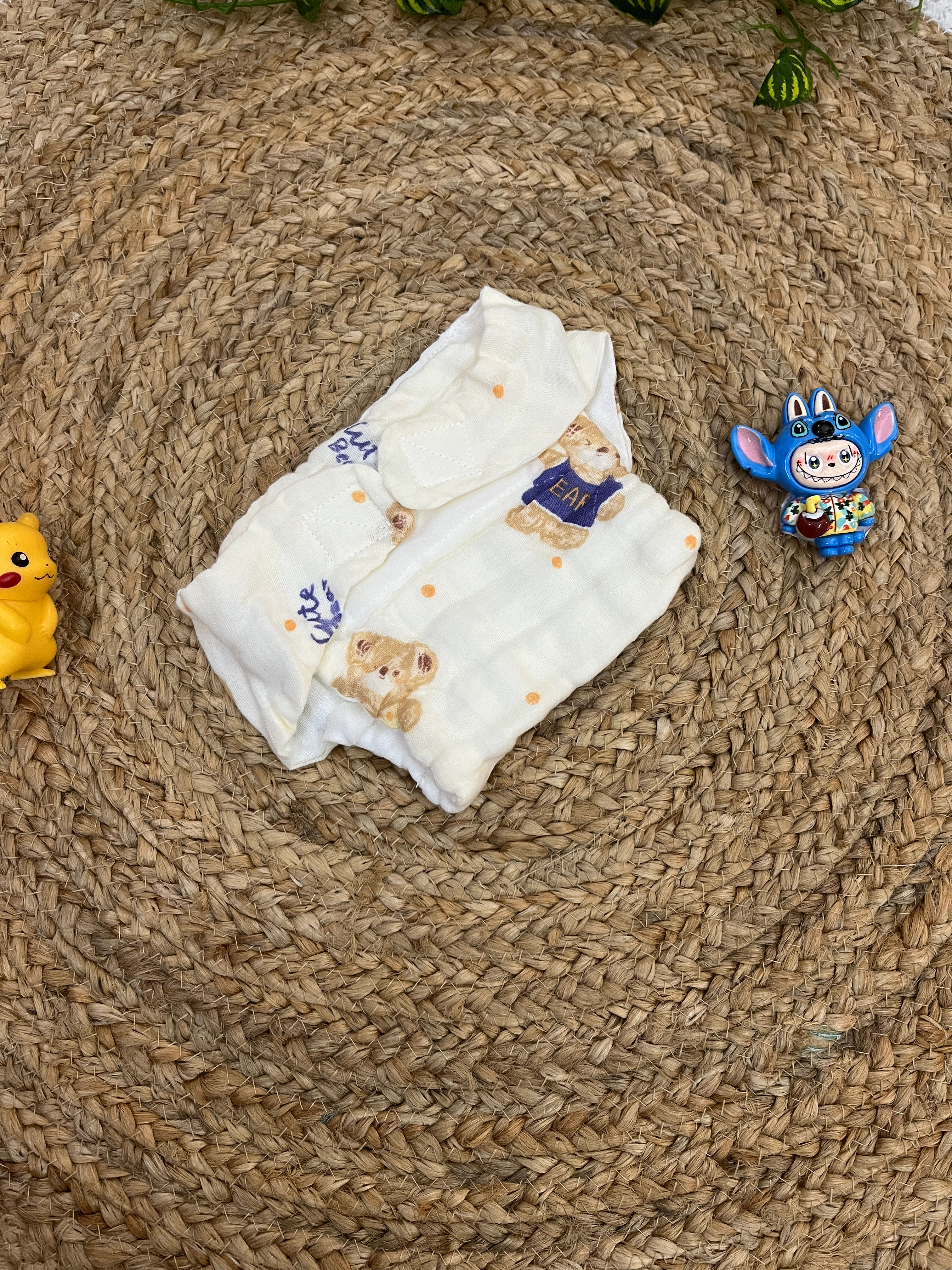 Muslin 6-layer Velcro Nappy