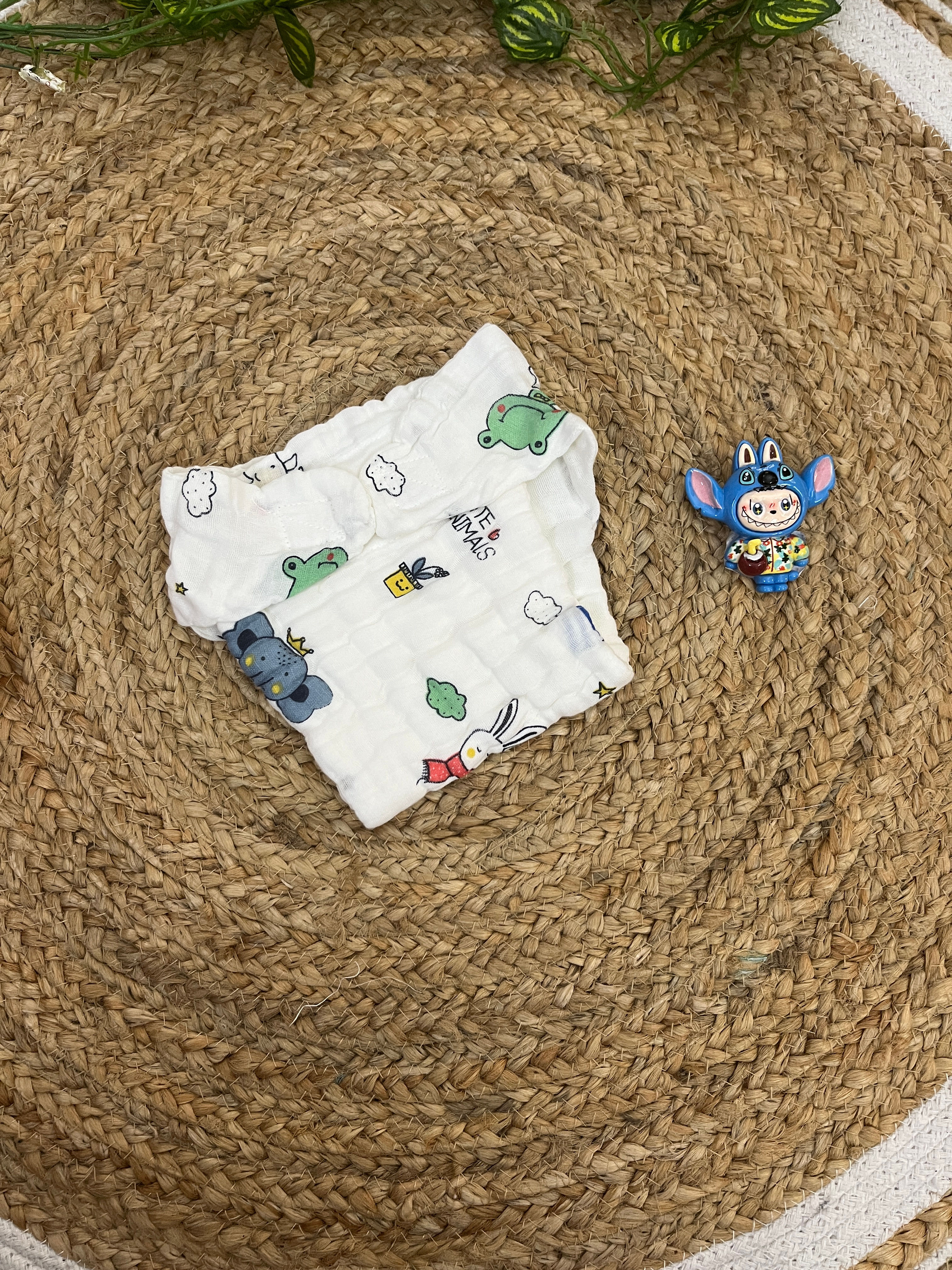 Muslin 6-layer Velcro Nappy