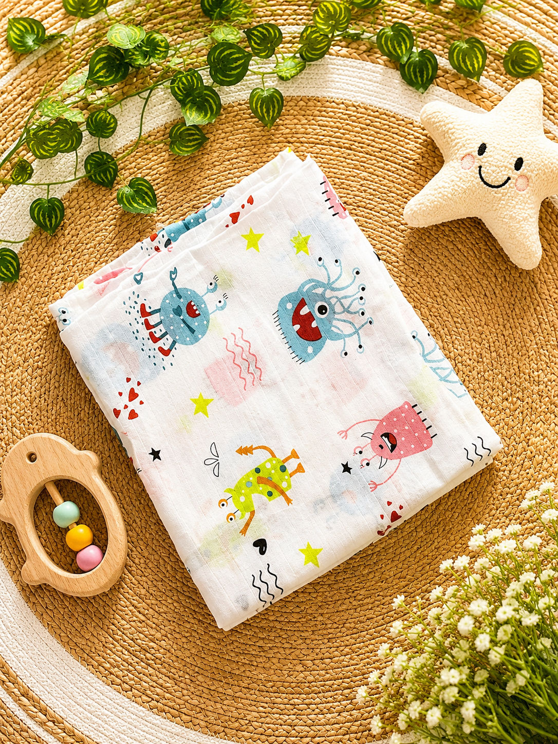 Two layer Muslin Swaddle/Towel