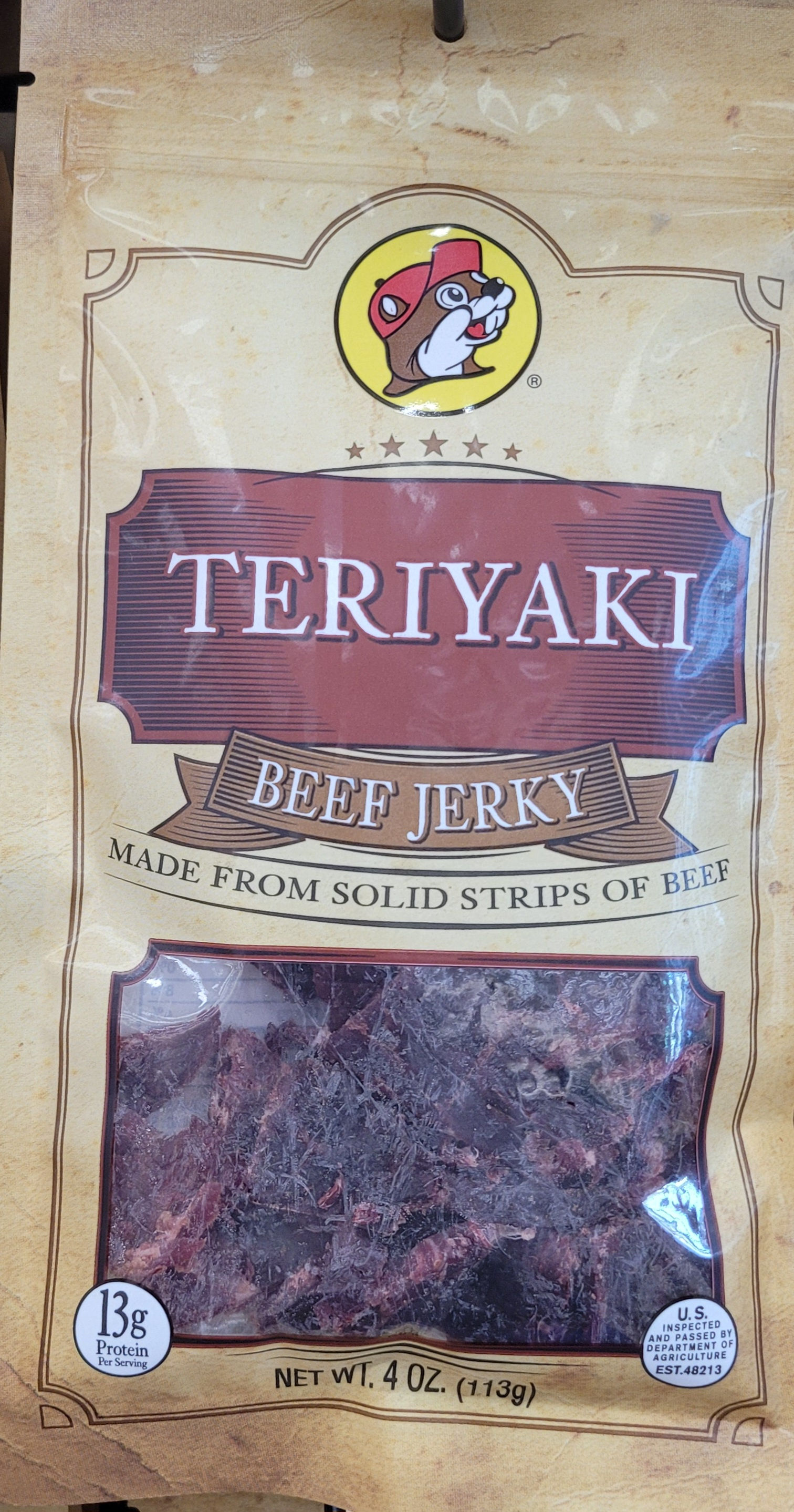 Buc-ee's Teriyaki Beef Jerky