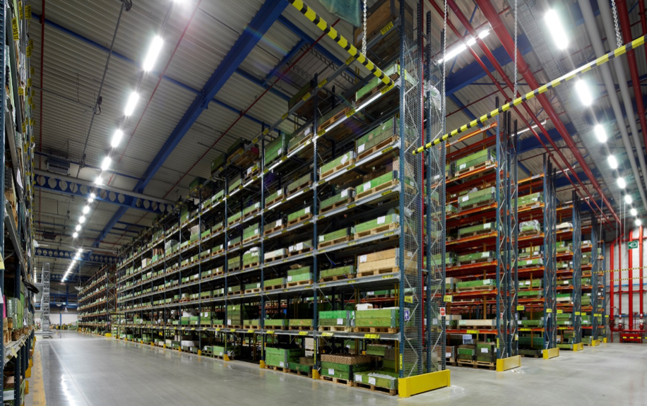 A spare parts warehouse, which Electolux looks to replace using 3D printing. Photo via Spare Parts 3D.